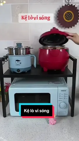 Kệ lò vi sóng đa năng có thể điều chỉnh kích thước #giadungtienich #giadung #kelovisong #kelovisongdanang 