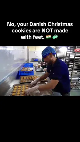 Dont spread racism, Indian cookies are made in clean factories. #cookies #merrychristmas #india #usa #fyp 