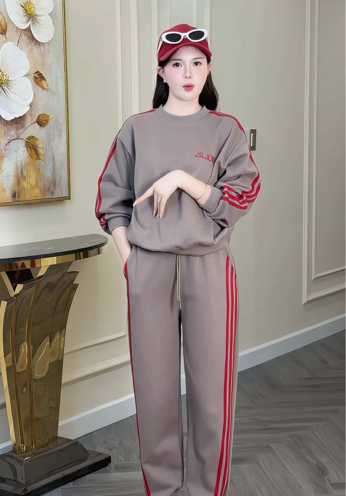 Set bộ nỉ hoạ tiết chữ #champhanreview #setboni 