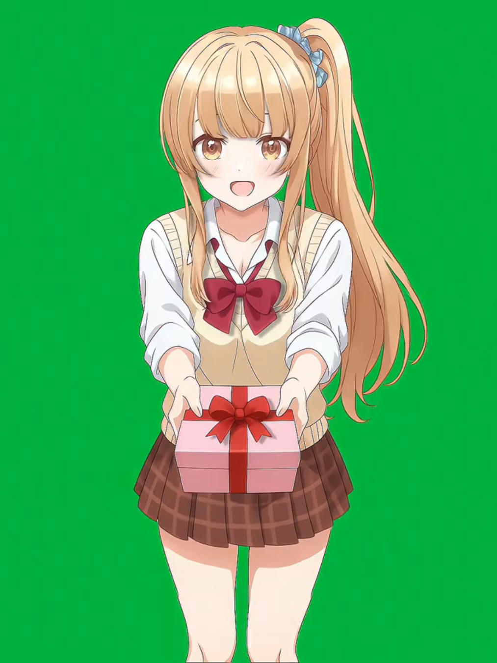 Mentahan gfx Mahiru green screen Badannya gerakin sendiri aja yak #anime #edit #gfx #MahiruShiina #animasi #mentahan #fyp