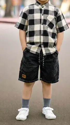 buat anak tampil beda saat jalan keluar dengan memakai setelan anak atasan kemeja kotak kotak dan bawahan celana jeans pendek kulot yang lagi ngehit saat ini,  bisa untuk anak 1 sampai 5 tahun, untuk pilih warna dan belinya klik keranjang kuning #pakaiananak #setelananaklakilaki #setelananakcowok #setelananak 