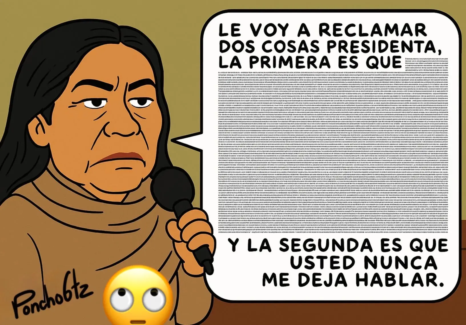 Mi presidenta cuanta paciencia le tiene a la Queen 👸🏽