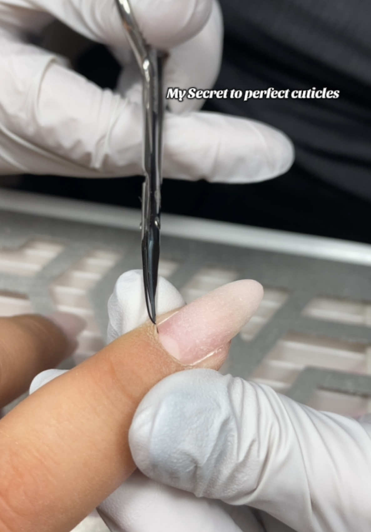 My Secret to Perfect Cuticles ✨ Good prep starts with good tools 🙈💅 I swear by my @Staleks PRO Staleks Cuticle scissors You can find them with my code 💖Lupaenails at Nail Mart USA or right here on TikTok 🤌🏼✨ Code: Lupaenails at @Nail Mart USA  #staleks #cuticleprep #nailtools #nailtechlife #chicagonailtech 