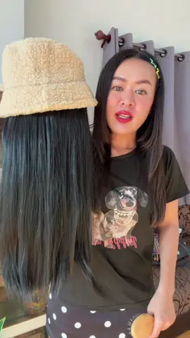 #หมวกวิกผม #หมวกวิกผมตรง #หมวกวิกผมสั้น #หมวกวิกผมสีน้ำตาลทอง  ##ของดีบอกต่อ   