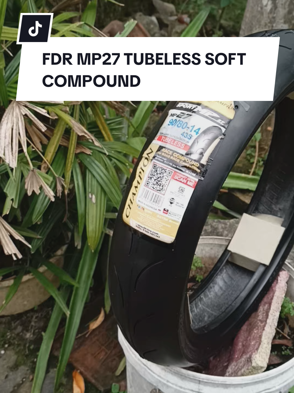 FDR TL SPORT MP27 TUBELESS SOFT COMPOUND #ban #FDR #tubeless #softcompound #bandonat 