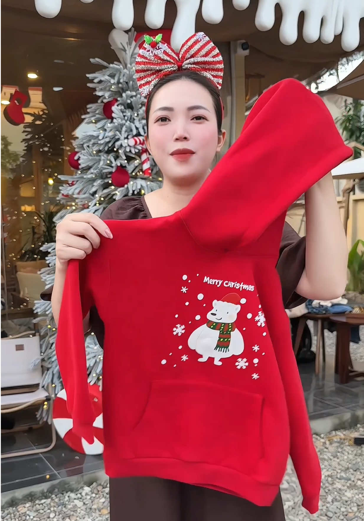 Áo nỉ hoodie noel cho bé #meminmax95 #quanaotreem #noel #quanaonoelchobe 