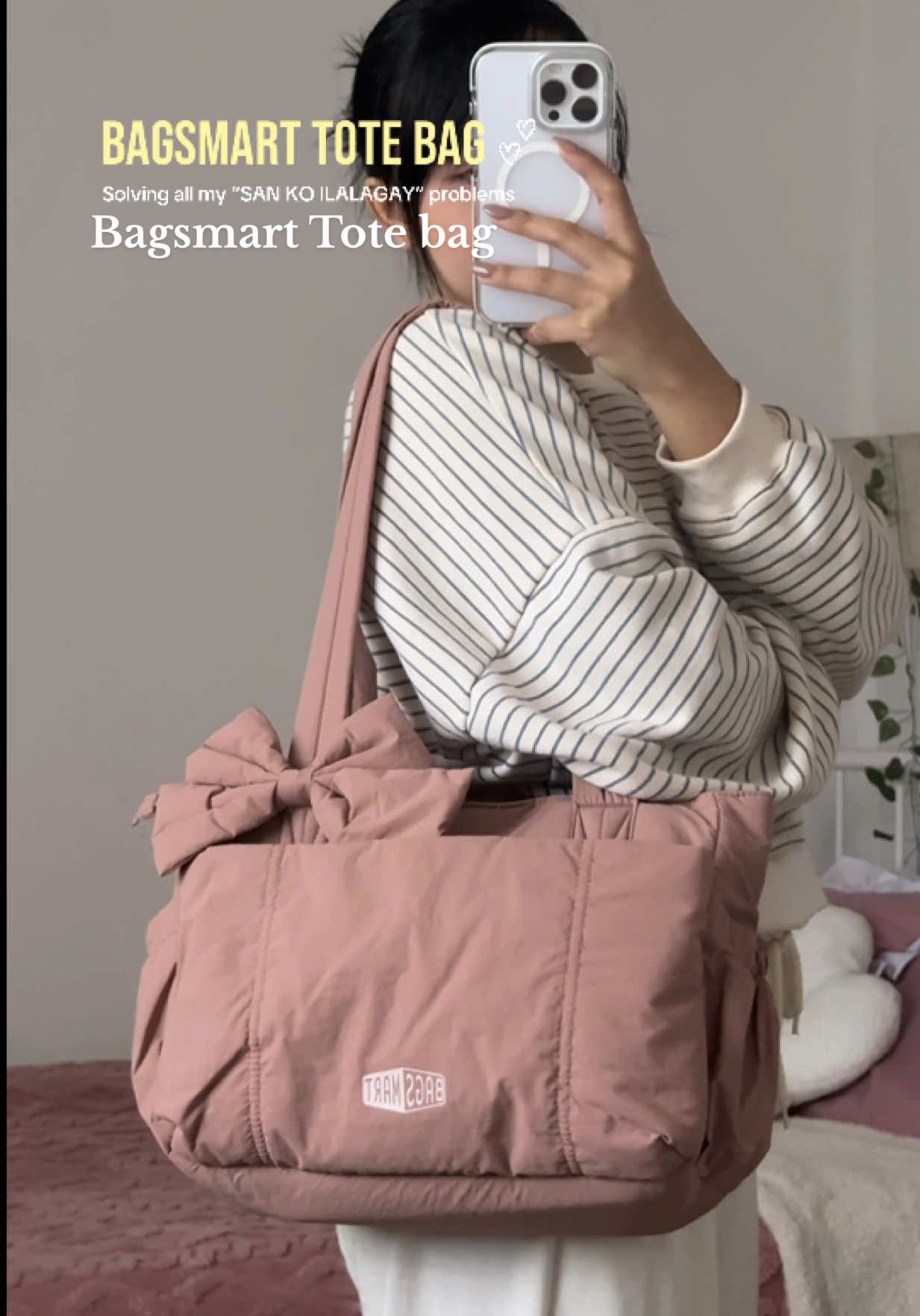 Every girl’s wishlist this Christmas!Bagsmart Tote Bag that could hild every essentials! 🌲🎁 #womensbag #bagsmarttotebag #totebag #everydaybag #viral  