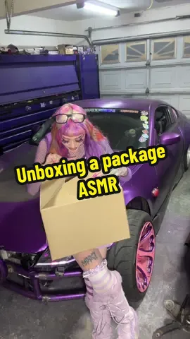 Unboxing this package from luxe motion customz! 💕✨ #cars #kawaii #pastelgoth #gothic #fyp 