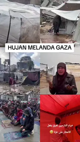 Hujan Deras dan angin kencang di Gaza membuat para pengungsi tidak bisa tidur dan kedinginan karena tenda mereka rusak dan air banjir ke dalam tenda mengakibatkan semua harta benda yang tersisa basah dan hanyut terkena air bah. #tolong #gaza #hujan #banjir  #creatorsearchinsights 
