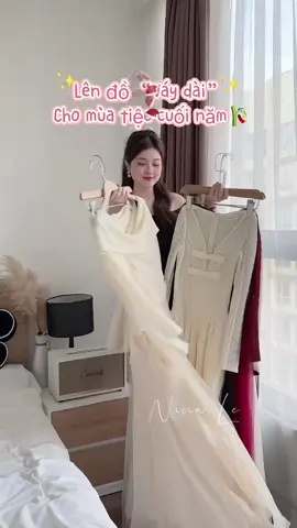 Lên đồ váy dài cho nàng cuối năm #viaralvideo #xuhuongtiktok #damxinh #viraltiktok #tapxaykenh 