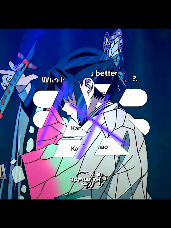 WHO IS BETTER? //#kimetsunoyaiba #demonslayer #shinobu #shinobukocho #shinobuedit @@Iguro_am💞 @𝘚𝘈𝘕𝘌𝘔𝘟𝘏 @kny.zonte @@ꨄ︎𝓜𝙖𝙞𝙩𝙚_𝓜𝗮𝗶𝘁ఌ︎🛐❤️‍🔥 @🍚.𝐒𝐇𝐈𝐍𝐗ꨄᯓ🪻 @🎃🕸️kyrara53🕸️🎃 @Kanao Tsuyuri _ Am💞 @🌊𝐆𝐢𝐲𝐮𝐮𝐱_𝐱𝐚𝐦𝐩💕 @RAUX_& 