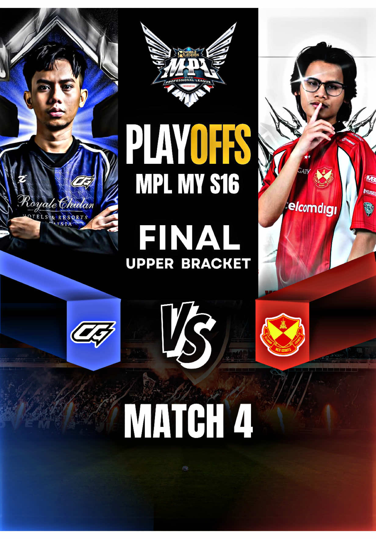 Highlights • SRG OG VS CG ESPORT - GAME 4 || MPL MY S16 | PLAYOFFS DAY 3 #WinWithMLBB #MLBB #fyp 