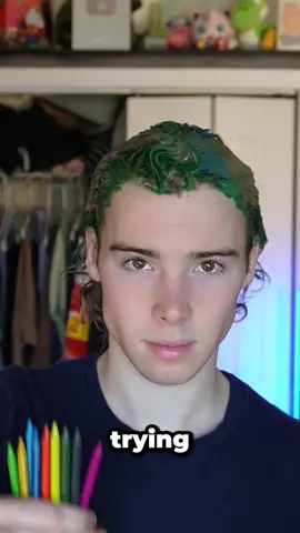 Trying to get Melted Crayons Out of My Hair…