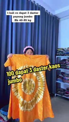 100 dapat 3 daster kaos jumbo#dasterkaosjumbomurah #dasterkaosjumbowanita 