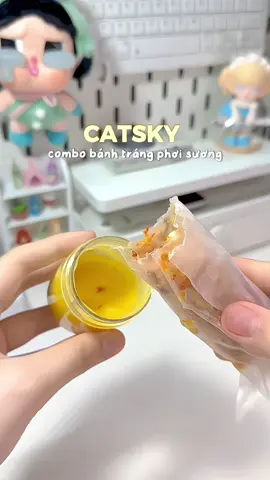 Muối béo mặn mà – phô mai béo ngậy. Combo gây nghiện thật sự😋 #catsky#combobanhtrangphoisuong#banhtrangmuoibeo#banhtrangsotphomai#unboxing