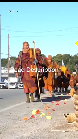 💖Heartwarming Offerings on the Road A beautiful moment! A kind supporter offered flower petals and warm socks to the Monks as they walked. These simple, warm offerings truly nourish the spirit and remind the Monks that their 2,300-mile journey for peace is supported by love and compassion every step of the way. Thank you for your kindness! 🙏  #TykheoTueNhan #BaoThapTangKinhThanhDien #Buocchanhanhgia #WalkForPeace #W4P