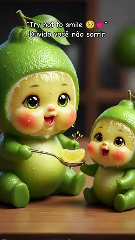 ASMR 🍋‍🟩🍓🍌 As frutinhas dando comidinha para o bebê menor… impossível não sorrir 🥹☺️🍓 The little fruits feeding the tiny baby… too cute to handle 💗🍇 #asmr #cutebaby #viralvideo #funnyvideos #satisfying 