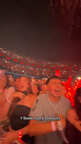 Así se ve el primer sold out de @beele en el Movistar Arena, un récord porque son 6 fechas ¿qué opinan? #beele 