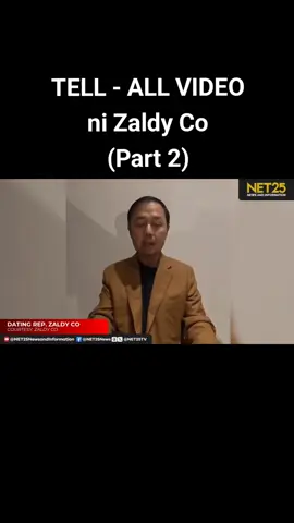 Part 2 ng Tell-All Video ni Zaldy Co #Part2 #ZaldyCo #ZaldyCoPart2 #floodcontrol #corruption