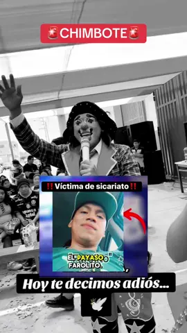 #MENSAJEDETUSAMISTADES 🤡 Payasito Farolito Circus 🕊️ La verdad todavía nos cuesta creer que ya no estés aquí con nosotros. 📌 Gracias por compartir escenario, por animarnos, por sacarnos sonrisas. Puede ser que ya no estés físicamente, pero quedaste en cada anécdota, en cada foto movida, en cada niño que te miró con los ojos brillantes. 💥 Hoy te decimos adiós… aunque en el fondo se siente más como un “sigue haciendo reír allá arriba”. Ojalá la luz que dabas aquí siga brillando donde estés ahora. Con mucho cariño, tus amigos de K Boom Show. Q.E.P  FAROLITO 🕊️ #descansaenpaz #farolitocircus #kboomshowchimbote #luto         