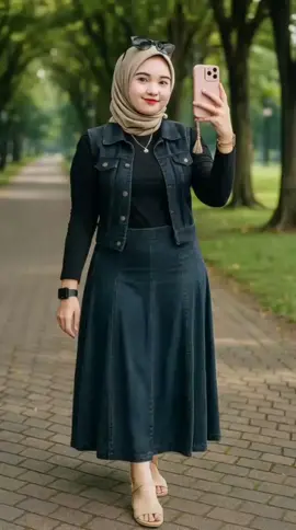 Beli Disini👉@desi.rena0  #setelanrok #rokjeans #rompiwanita 