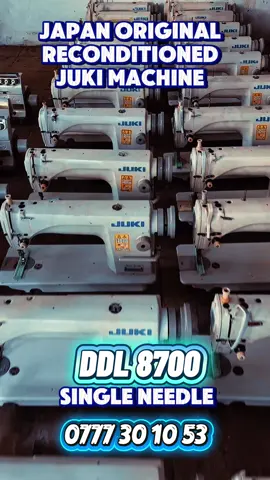 #creatorsearchinsights Japan Original Juki Reconditioned Single Needle Machine for Sale! High quality • Smooth performance • Long-lasting Island-wide delivery available 🚚 Contact: 077 730 1053 #juki #sewing #srilankan_tik_tok🇱🇰 #sale 