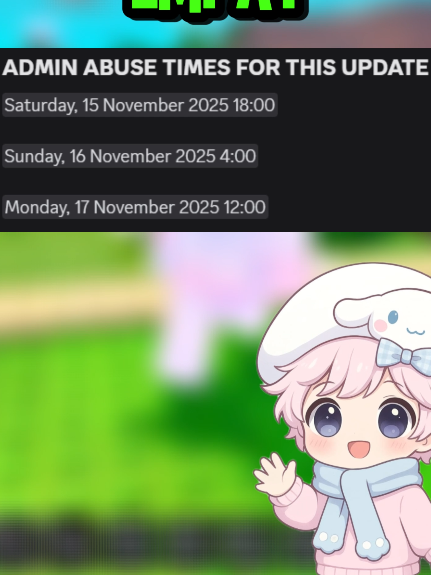 ADMIN ABUSE 15 NOVEMBER #roblox #robloxindonesia #robloxfyp #robloxedit #plantvsbrainrot #fyp