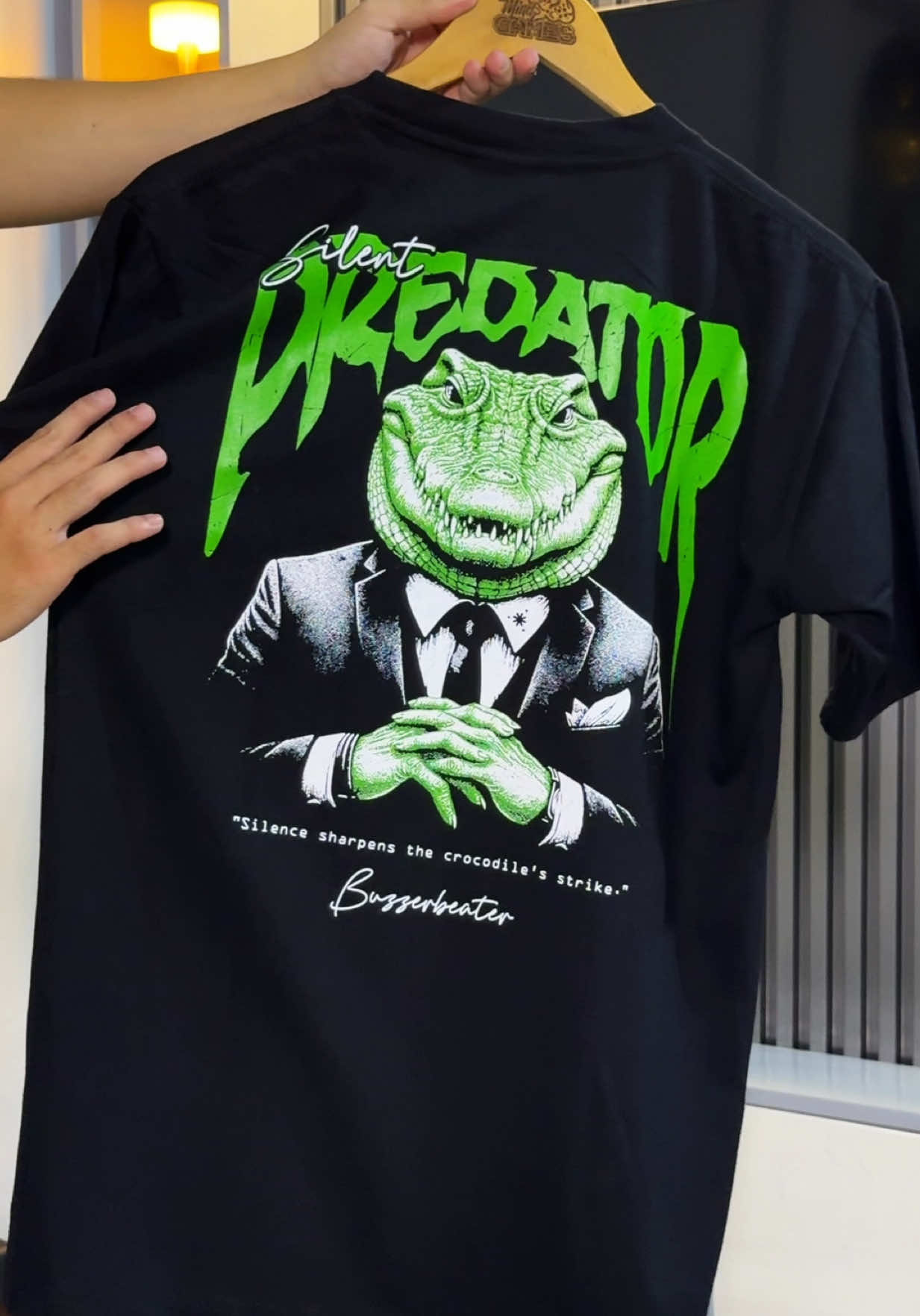 @Buzzerbeater.clo CROC STRIKE TEE #clothingbrand #shirtformen #shirt #unisextshirt #streetwearshirt 