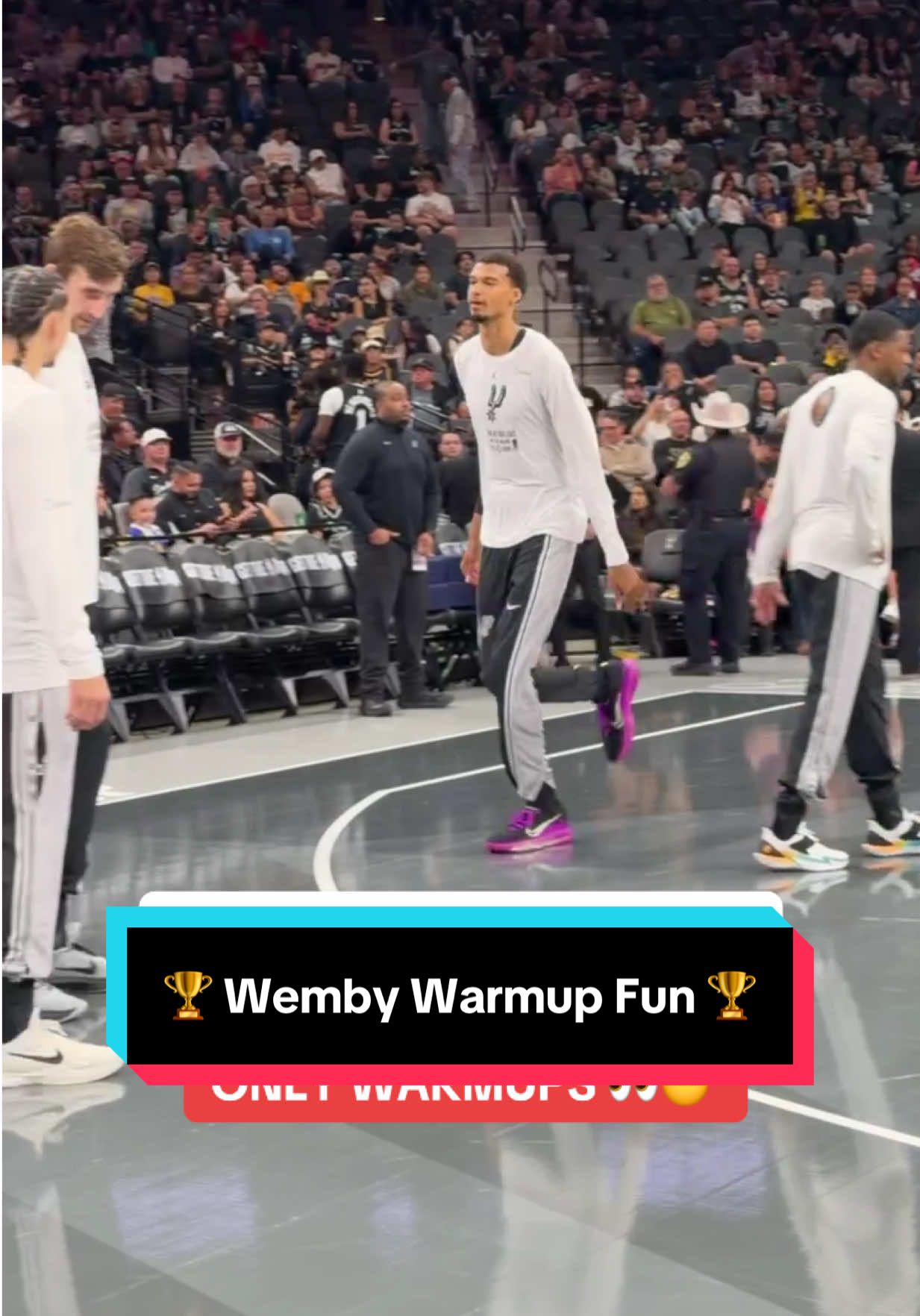 🏆 If @Victor Wembanyama does this in the game…😳🏆 #Wemby #NBA #basketball #spurs #VictorWembanyama 