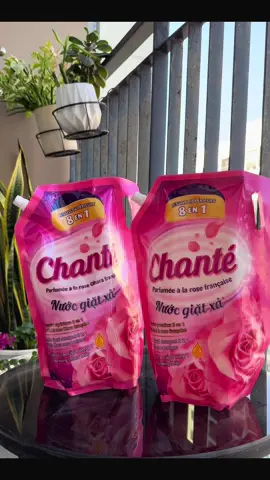 Nước giặt xả quần áo 8 trong 1 Chante giúp làm sạch, giữ màu, mềm vải, cùng hương hoa hồng Pháp sang trọng, lôi cuốn #nuocgiatxachante #nuocgiatxa8trong1chante #nuocgiatxa #nuocgiat #chante 