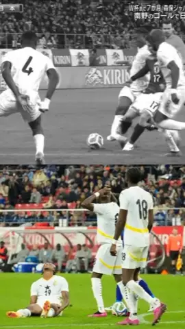 Horrific kick from Tanaka Ao to the Ghana player! ☠️ So terrible #tanaka#jepang#ghana #jepangvsghana#fypシ 