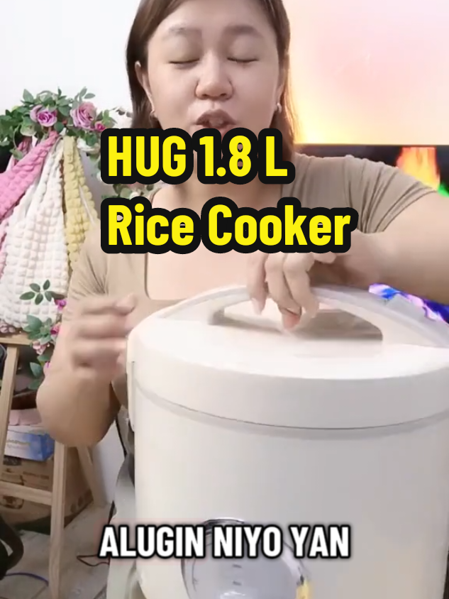 Good for 6-7 person mga mima ko. #affordable #hug #hugricecooker #ricecooker 