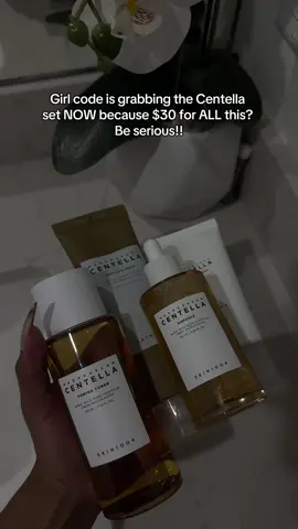 I still can’t believe I paid $30 for ALL of this… y’all better run before it sells out 😭✨ @SKIN1004 US #skin1004 #centellamadagascar #koreanskincare #tiktokshopblackfriday #tiktokshopcybermonday 
