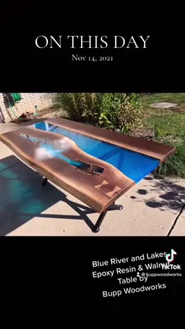 #onthisday #woodworking #rivertable #epoxy 