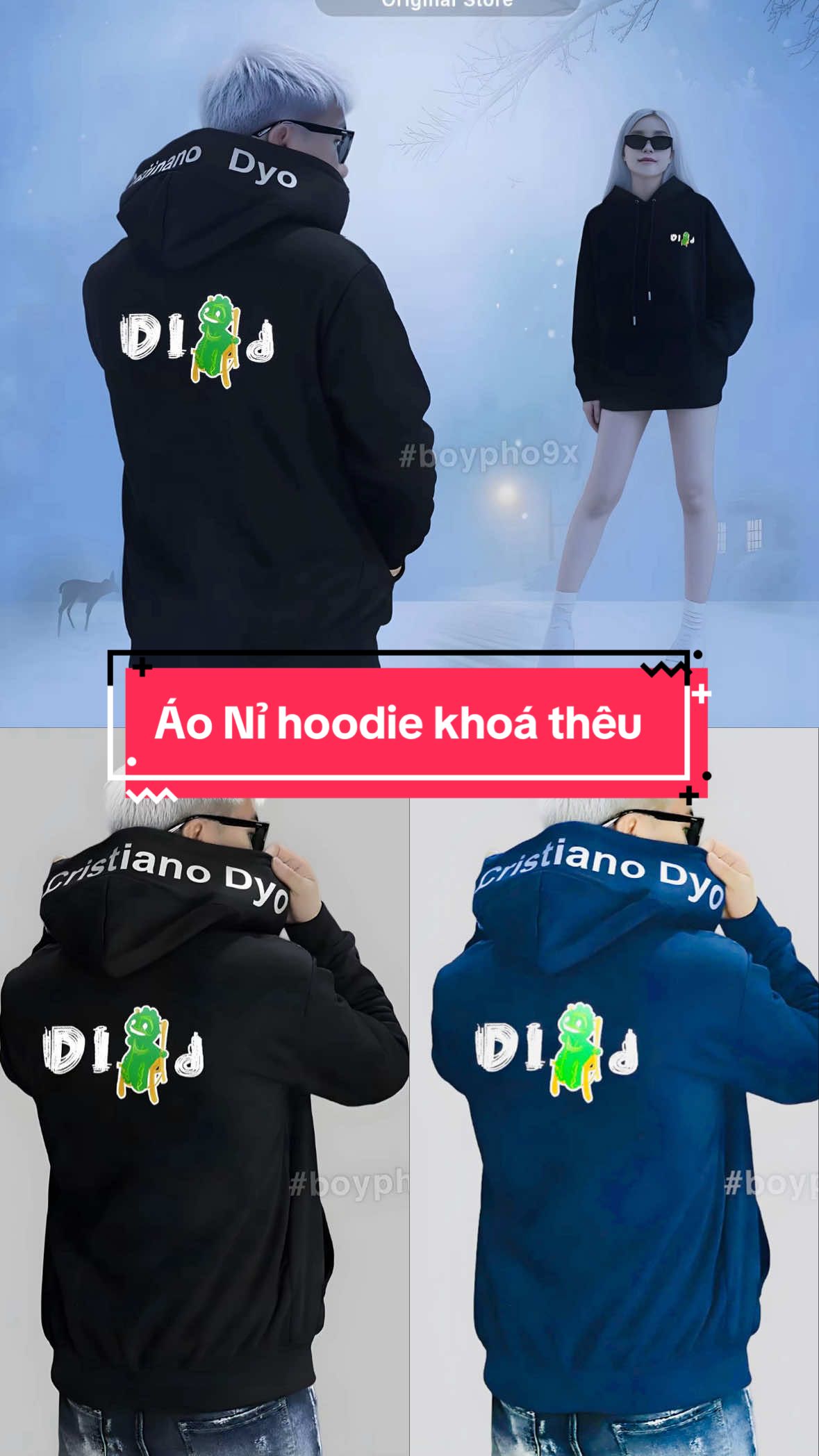 Mùa đông cập bến , bù hàng chiếc áo khoác nỉ hoodie thêu chữ mũ nét keng chỉ 1xx mời mọi người sắm #xuhuong #trend #dohottrend #shopping #aohoodie 