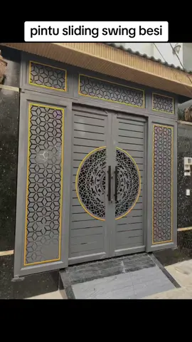 siap menerima pesanan #pintuslidingswingbesi #lasercutting #sidoarjo24jam #viral #fypシ 