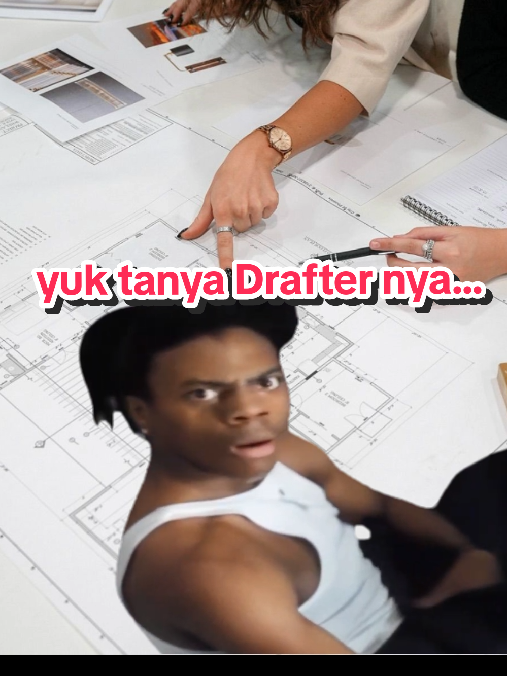 aku pun tak tau laa 😹 #freelance #drafter #autocad #fyp #tekniksipil 