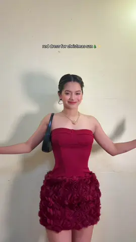 Red Dress for christmas szn!🥵 GANDAA!😭 #christmasdress #reddress 
