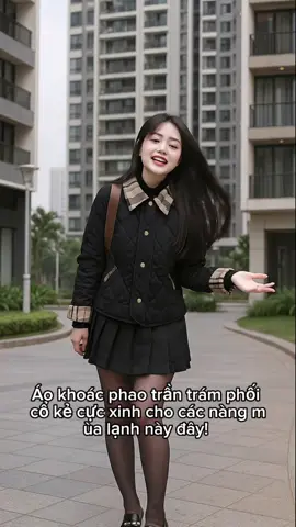 Áo khoác phao #aokhoacnu #aophao #aophaonu #xuhuongtiktok 