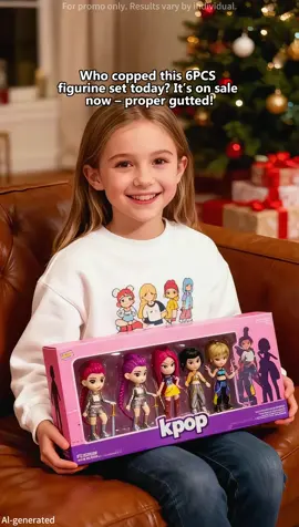 Who copped this 6PCS figurine set today? It’s on sale now – proper gutted!              #kpop #kpopfyp #toys #fyp #demonhunters 