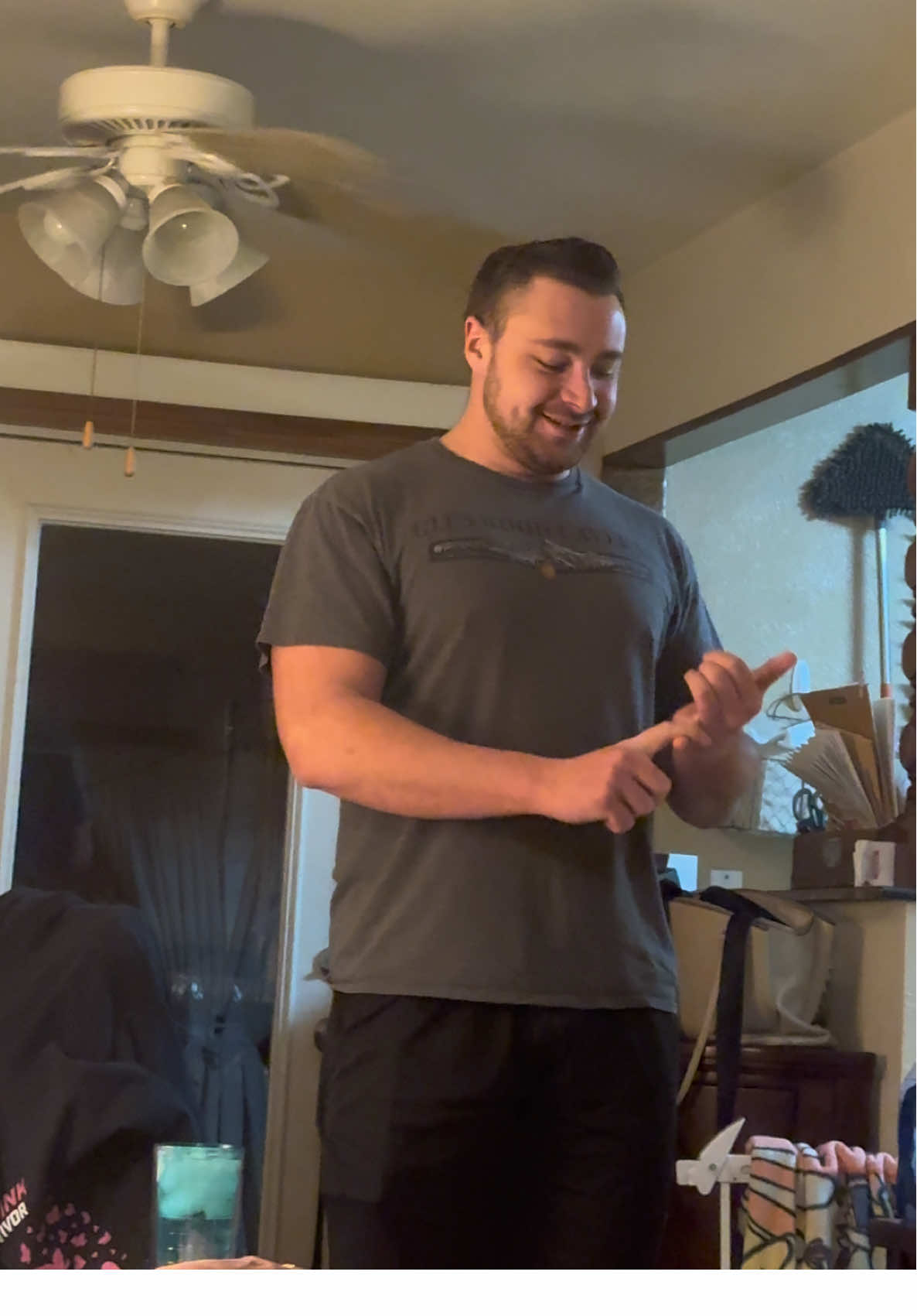 Hes an adventurous guy, what can i say? #itsajoke #husband #prank 