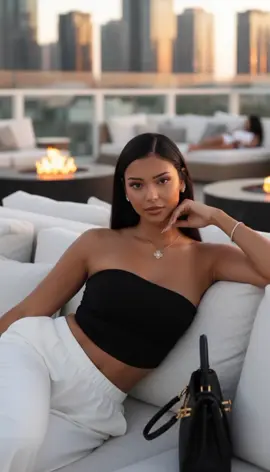 GEMINI PROMPT  STEP 1: OPEN GEMINI APPS STEP 2: UPLOAD YOUR PHOTO  STEP 3: COPY PASTE THIS TEXT/PROMPT Using my original face 100% create A stylish woman is captured in a close-up, slightly angled shot inside what appears to be a car, with sunlight streaming in from the left, creating strong highlights on her hair and skin. She has long, wavy hair that cascades over her shoulders, appearing a bit windswept. She is wearing dark, oval-shaped sunglasses. Her makeup is natural.She is wearing a strapless top, likely black, revealing her shoulders and collarbone and cardigan. A delicate, possibly silver, necklace with a small pendant is visible. Her right hand is raised, with fingers slightly spread and relaxed, catching some of the golden light. The car interior is dark, with hints of a red seat and a seatbelt visible. A glimpse of the bright blue sky can be seen through the car window on the right. No cambies el cabello que este tal cual la foto. #prompts #makeitviral #gemini #fyp 