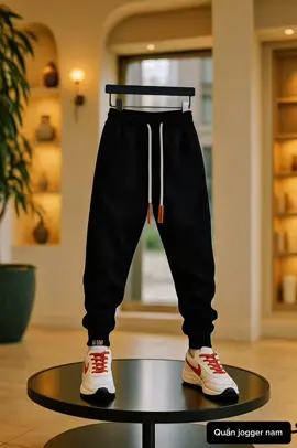 Quần jogger chất nỉ ép 2 da mềm mịn đứng from #quanjogger #quanjeannam #quannamdep #quanninam 