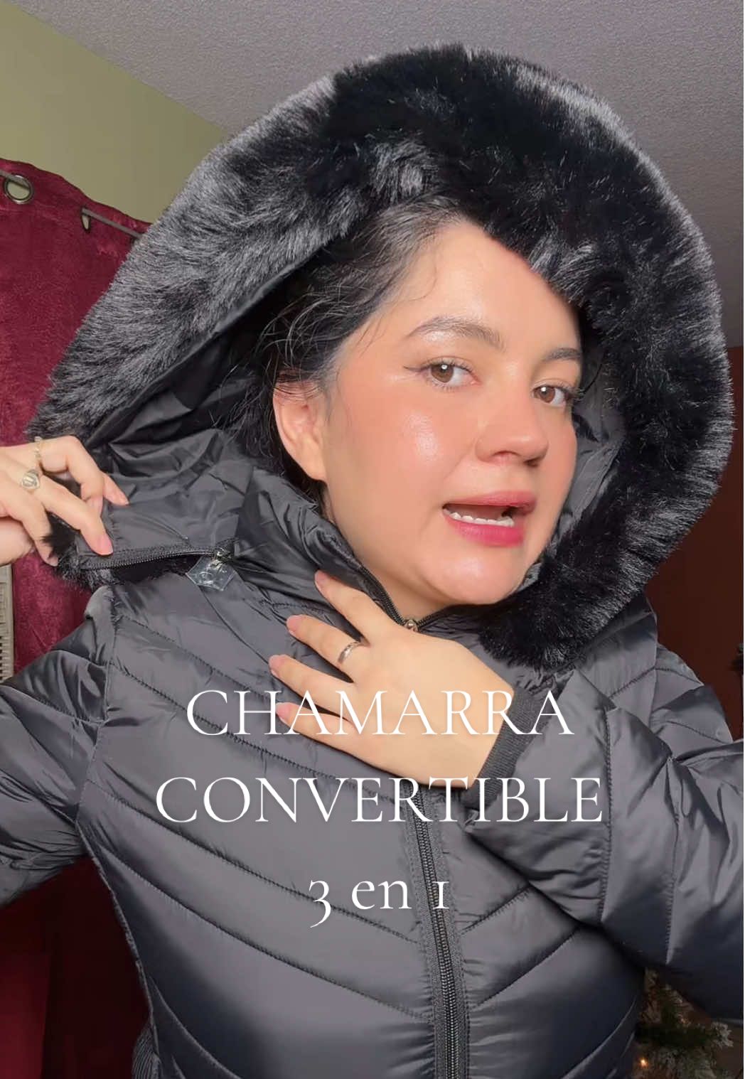 Chamarra Convertible 3 en 1 estoy usando talla S @ChicMe Couture #chamarra #abrigo #TiktokShopBlackFriday #TiktokShopCyberMonday #paratiiiiiiiiiiiiiiiiiiiiiiiiiiiiiii 