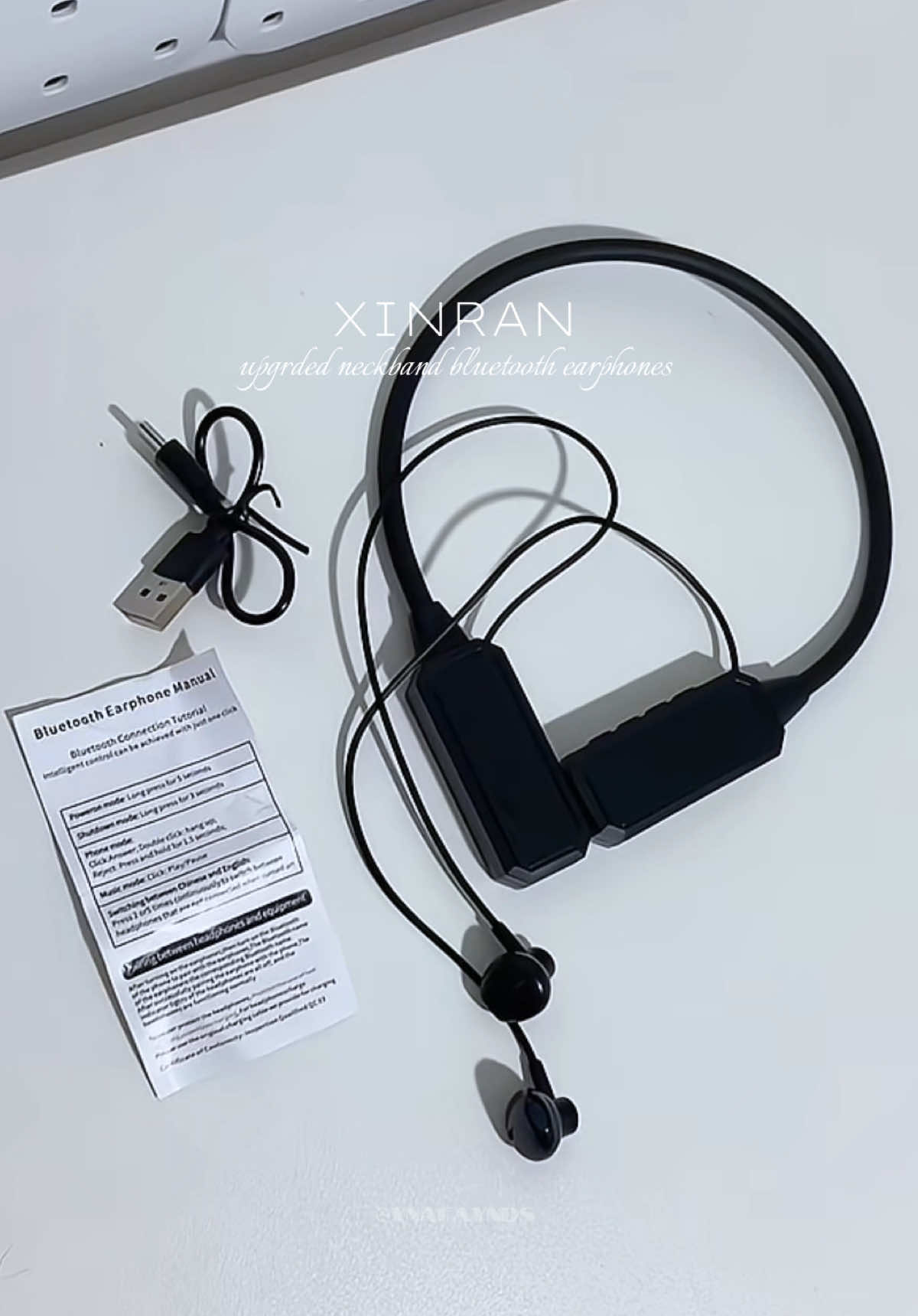 ─ ganda ng quality sounds nito! #earphone #bluetoothearphone #magnetic #neckbandearphones #foryoupage @XINRAN Life 