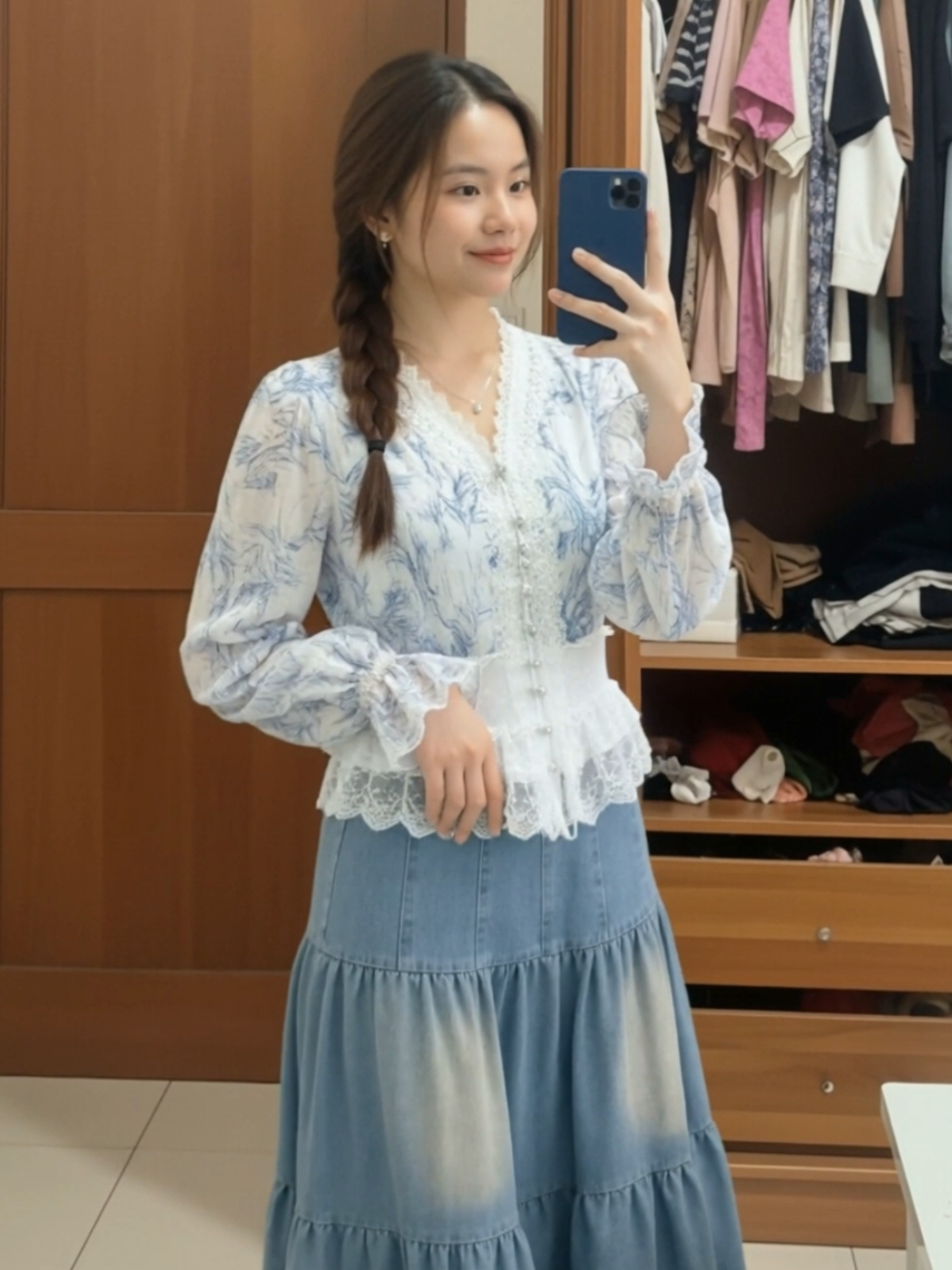 (⁠✿⁠^⁠‿⁠^⁠)(⁠๑⁠˙⁠❥⁠˙⁠๑⁠) #atasanwanita #blouse 