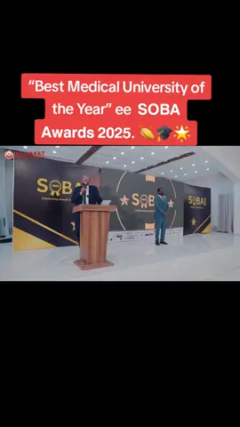 🎉 Congratulations Al Hayat Family! Al Hayat Medical University ayaa ku guuleysatay “Best Medical University of the Year” ee  𝗦𝗢𝗕𝗔 𝗔𝘄𝗮𝗿𝗱𝘀 𝟮𝟬𝟮𝟱. 👏🎓🌟 Al Hayat Medical University (𝗔𝗠𝗨) has been recognized as the Best Medical University in Somalia at the 𝗦𝗢𝗕𝗔 𝗔𝘄𝗮𝗿𝗱𝘀 𝟮𝟬𝟮𝟱. We extend heartfelt appreciation to our 𝗦𝘁𝘂𝗱𝗲𝗻𝘁𝘀, 𝗙𝗮𝗰𝘂𝗹𝘁𝘆, 𝗔𝗱𝗺𝗶𝗻𝗶𝘀𝘁𝗿𝗮𝘁𝗶𝘃𝗲 𝘁𝗲𝗮𝗺, and all partners whose dedication made this achievement possible. 𝗔𝗹 𝗛𝗮𝘆𝗮𝘁 𝗠𝗲𝗱𝗶𝗰𝗮𝗹 𝗨𝗻𝗶𝘃𝗲𝗿𝘀𝗶𝘁𝘆, 𝗕𝗲𝘀𝘁 𝗠𝗲𝗱𝗶𝗰𝗮𝗹 𝗨𝗻𝗶𝘃𝗲𝗿𝘀𝗶𝘁𝘆 𝗜𝗻 𝗦𝗼𝗺𝗮𝗹𝗶𝗮. #alhayatmedicaluniversity #bestmedicaluniversitysomalia @MKeo @Najma🐈 @Boyow production @Al Hayat Medical University @Hon.Dr-hazey🇸🇴 