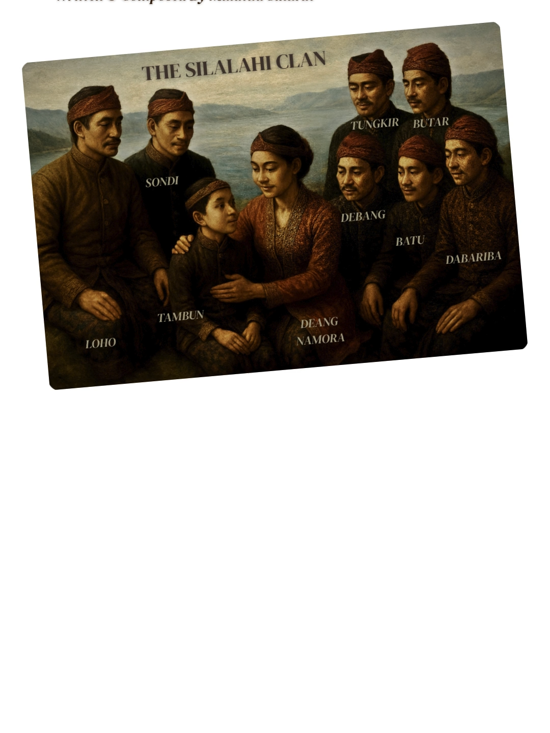 Poda Sagu-Sagu Marlangan #silahisabungan #silalahi #1281 SILALAHI adalah nama KLAN keturunan Raja Silahisabungan, BUKAN nama SOSOK ANAK. Berhentilah wahai kaum Silahigadungan menyesatkan SEJARAH! @silalahinabolak1281 @trio.hohar2