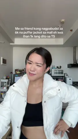Ayaw kasing makinig e ayan tulog goodbye 6k #pufferjacket #pufferjacketoutfits #coldweatheroutfits #jacketforwomen 