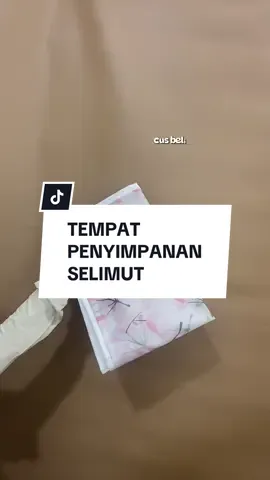 Udah anti menuhin lemari lagi ya😍✨#tempatpenyimpanan #tempatpenyimpananselimut #quiltbag #fyppp #tempatpenyimpananbedcover 